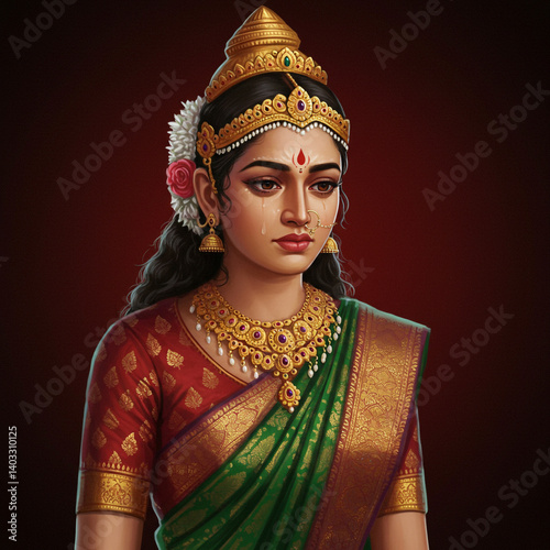 Traditional Indian Goddess ...
