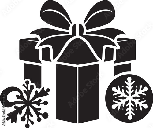 gift box Vector isolated element