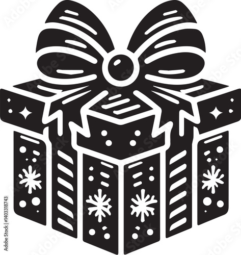 gift box Vector isolated element