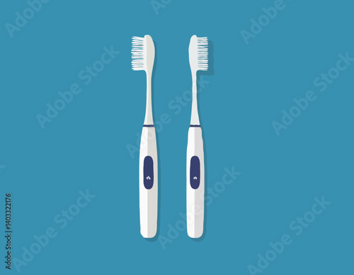 Brosse à dents électrique, concept dentaire et buccodentaire