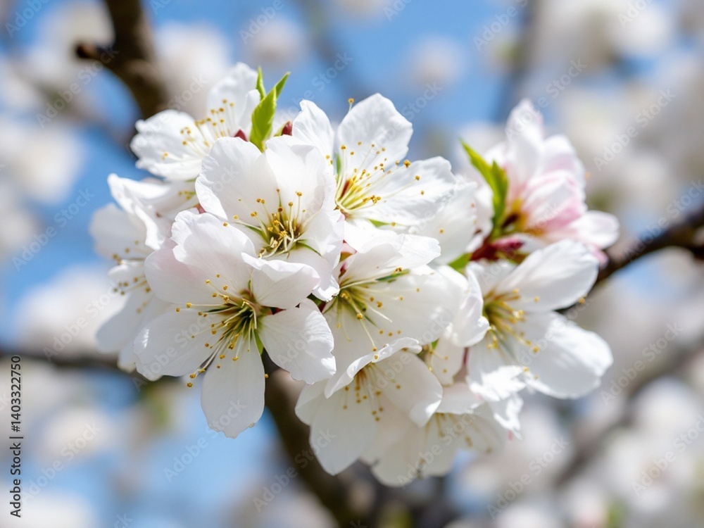 A blooming tree with branches adorned with delicate flowers in vibrant colors, creating a picturesque and captivating view. A blooming tree with branches adorned with delicate flowers in vibrant colors, creating a picturesque and captivating view.