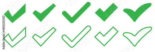 Approved icon set vector. Certified Medal Icon