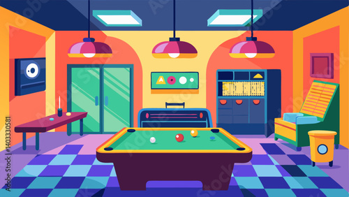 A room filled with arcade games air hockey tables and a pool table for some lighthearted fun after a workout.