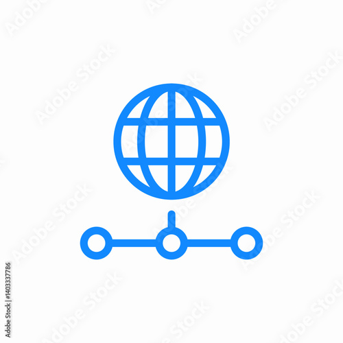 network connect icon sign vector