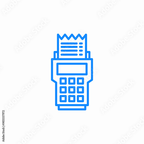payment machine icon sign vector