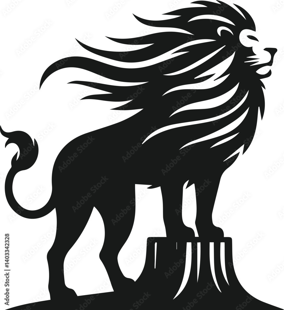 Obraz premium Lion animal vector