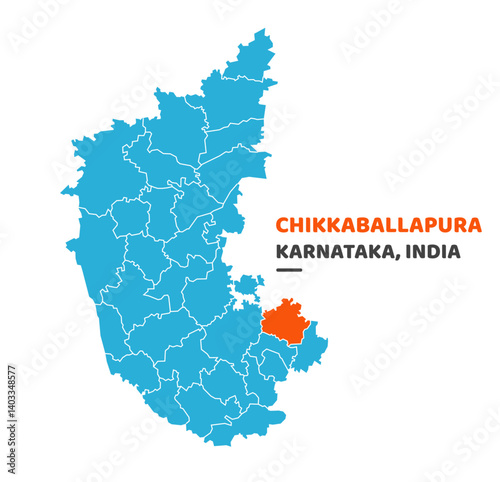 Chikkaballapura district map