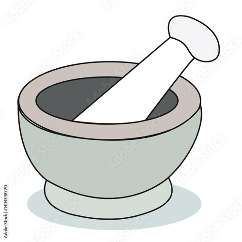 Mortar and pestle,white porcelain mortar and pestle