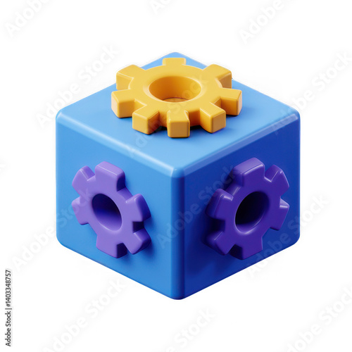 3D cartoon illustration of optimization