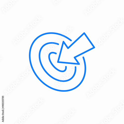 center place icon sign vector