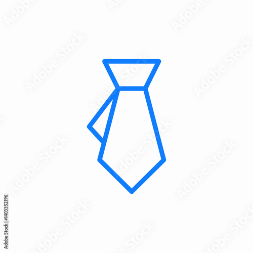 company necktie icon sign vector