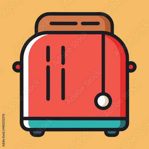 Toaster-illustration-whit-solid-colour-outline 