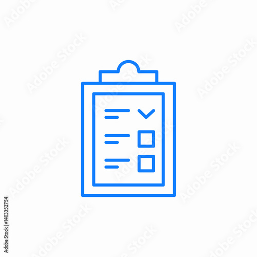 duty list icon sign vector