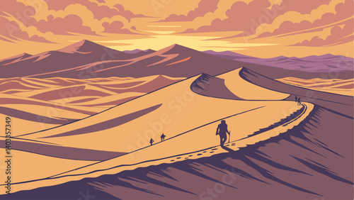 landscape with mountains