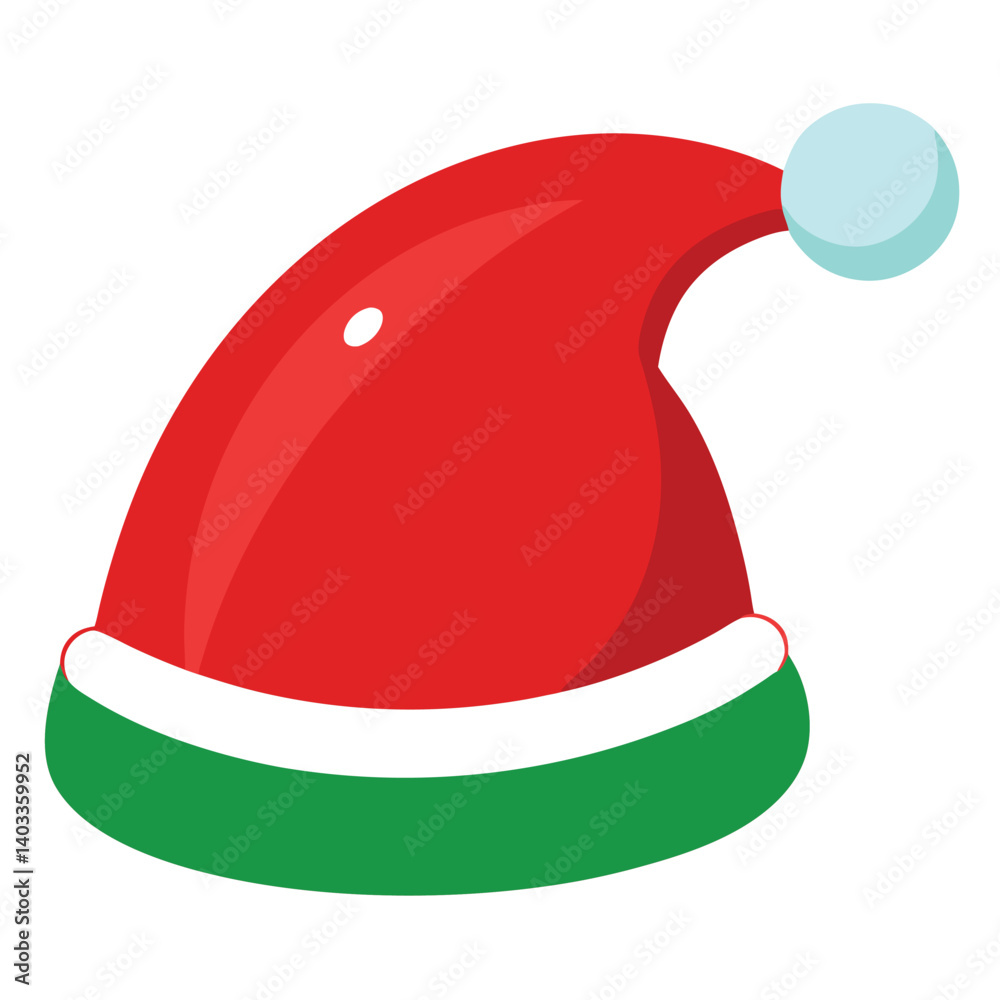 Christmas Cap isolated on white background Christmas Cap isolated on white background