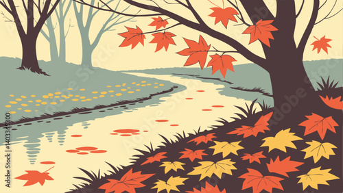 autumn in the park