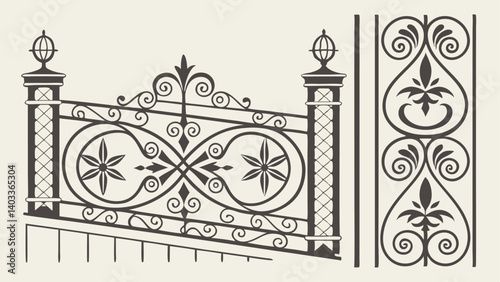 wrought iron gate