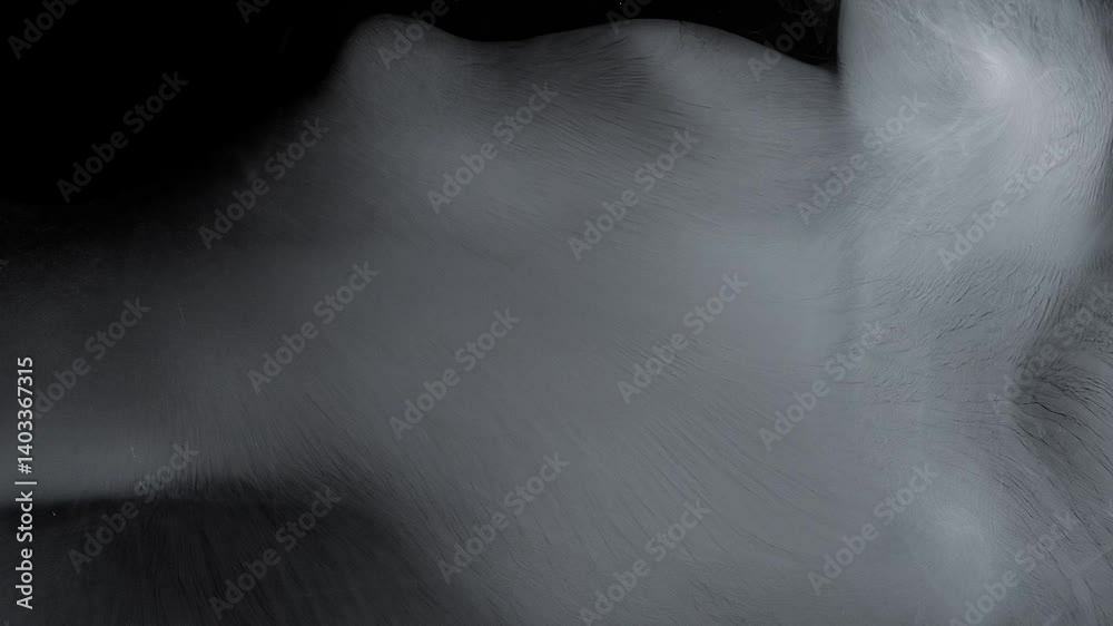 Wisps of White Smoke Creating Abstract Visual Patterns