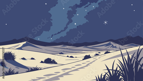 winter mountain landscape