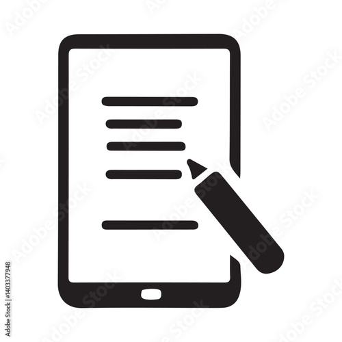 Wallpaper Mural mobile phone and internet office document file icon silhouette  vector design illustrations Torontodigital.ca