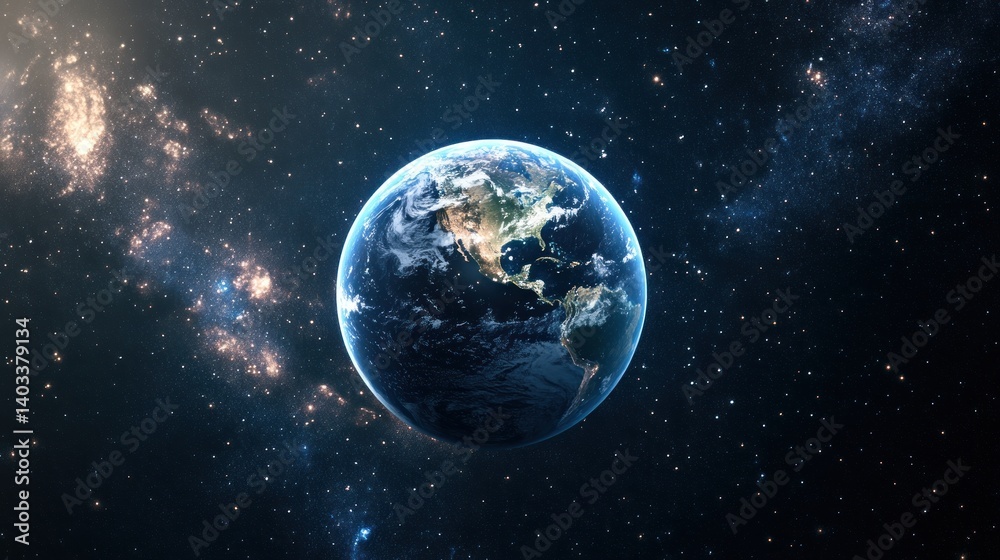 Obraz premium Earth in Space