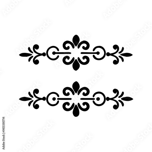 Decorative vintage vector set – elegant swirl borders and flourishes for antique-style graphics, romantic branding, and upscale product packaging.


