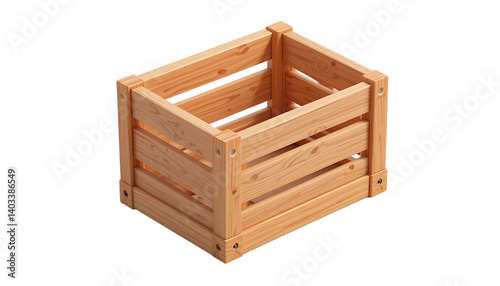Low Poly Wooden Crate – 3D Low Poly Game Asset	Stylized 3D render of a low poly wooden crate in low poly design. Perfect for mobile games, strategy builders, or stylized RPG environments. Isolated on 