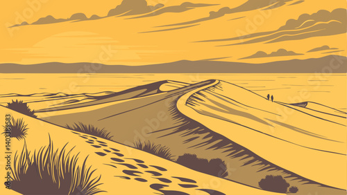 sand dunes