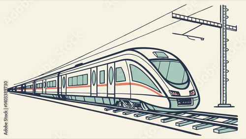 train in motion
