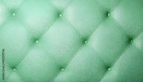 green leather upholstery