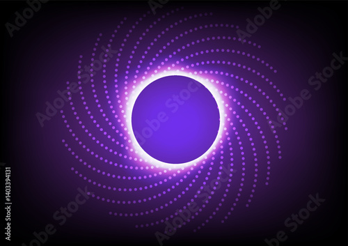 Wallpaper Mural abstract circle dot background Torontodigital.ca