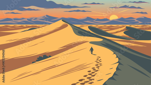 sand dunes in the desert