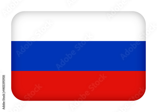Russia flag with round corners. 3d illustration button flag of Russia transparation png Free Download Russia flag with round corners. 3d illustration button flag of Russia transparation png - GFXLoad