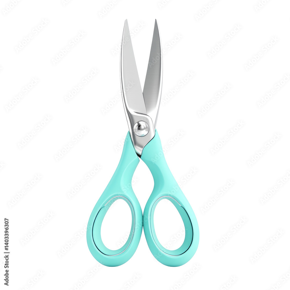Ergonomic Scissors Set on transparent background Ergonomic Scissors Set on transparent background