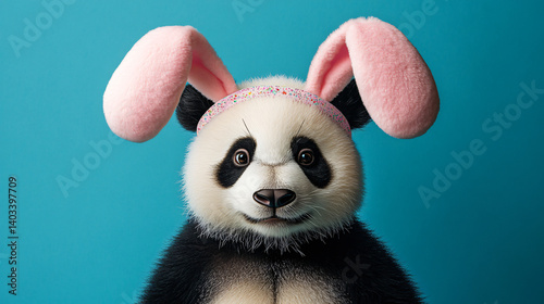 Easter panda