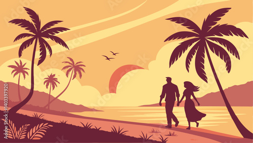 couple on the beach