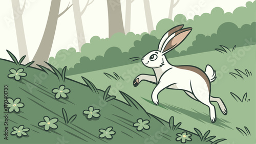 rabbit in the grass