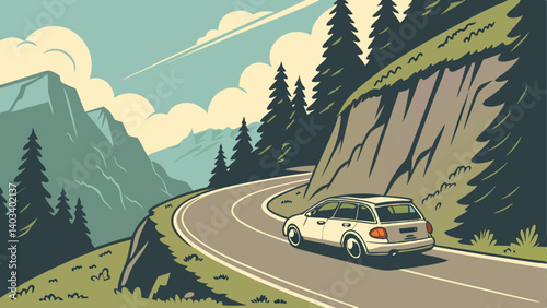 car on the road