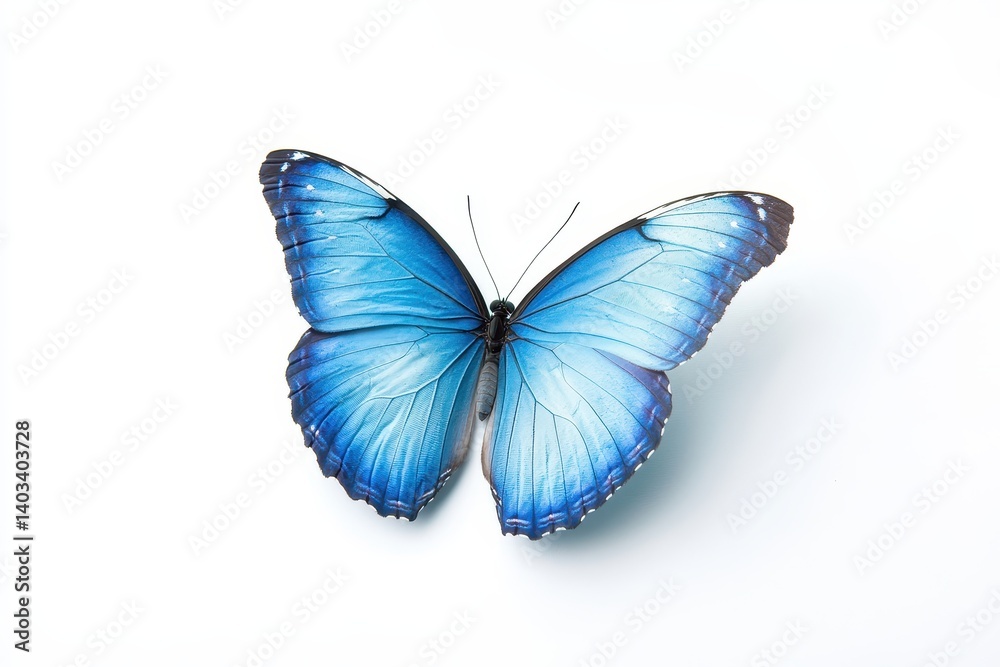 Obraz premium Vibrant Blue Butterfly