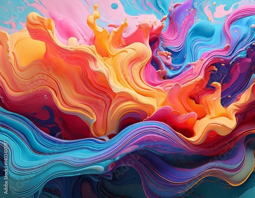 Pastel Fluid Flow