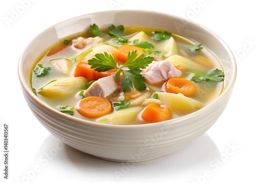 bowl of chicken soup