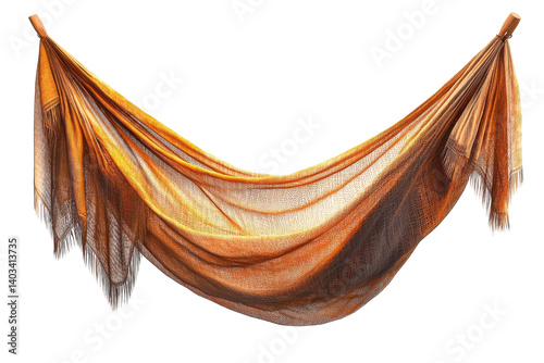 Luxurious golden shawl drapes elegantly showcasing intricate texture and rich autumnal hues against