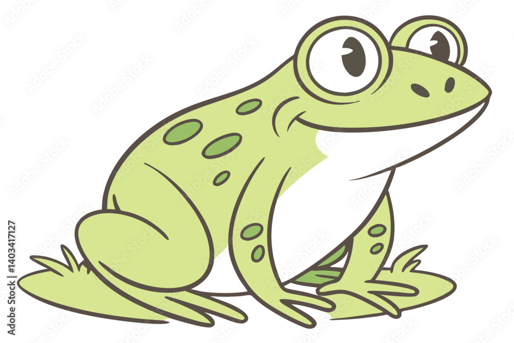 Fototapeta premium frog on a leaf