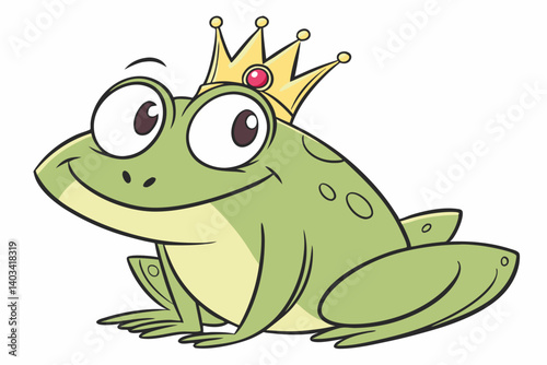 green frog cartoon