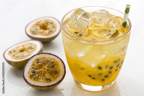Passionfruit green tea