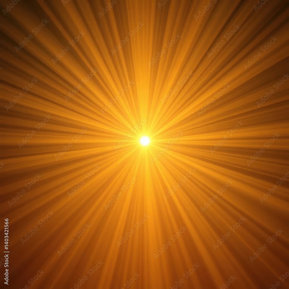 Obraz premium Intense, ethereal light radiating outwards, golden halo effect, purity, grace
