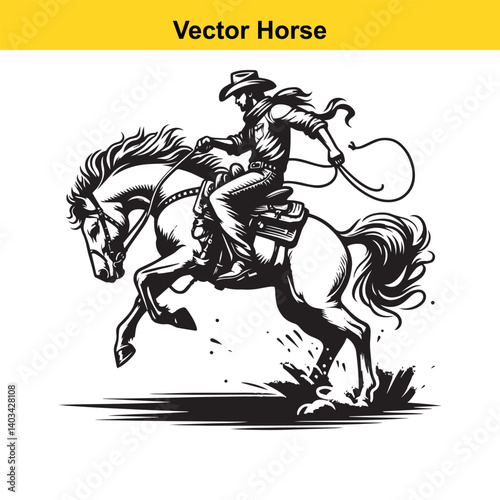 Vector Horseman