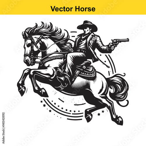 Vector Horseman