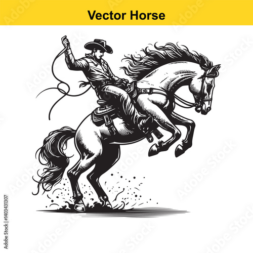 Vector Horseman