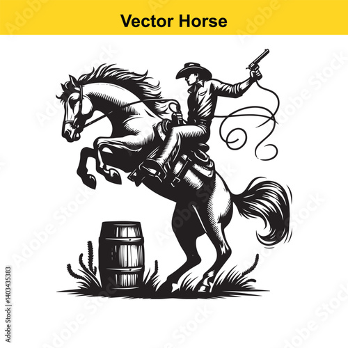 Vector Horseman